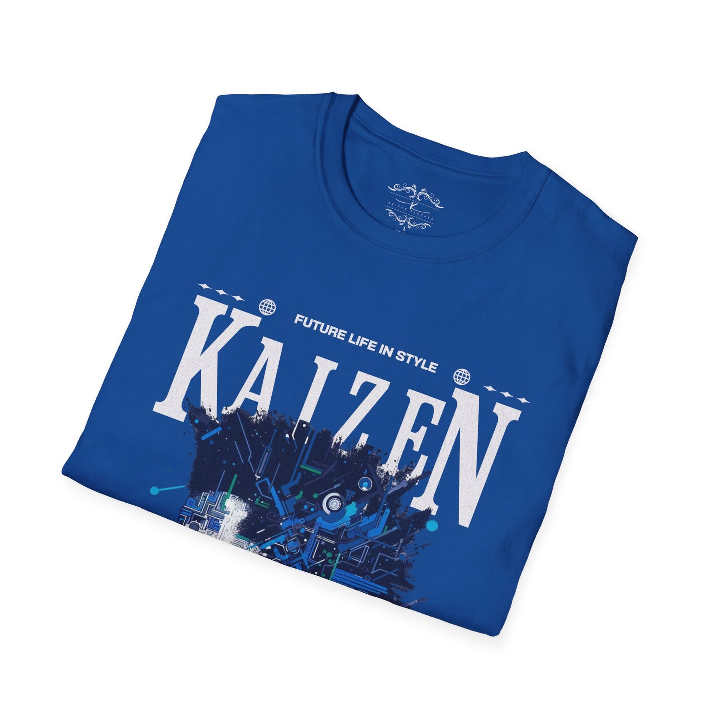 Blue Tech Future Man T-Shirt