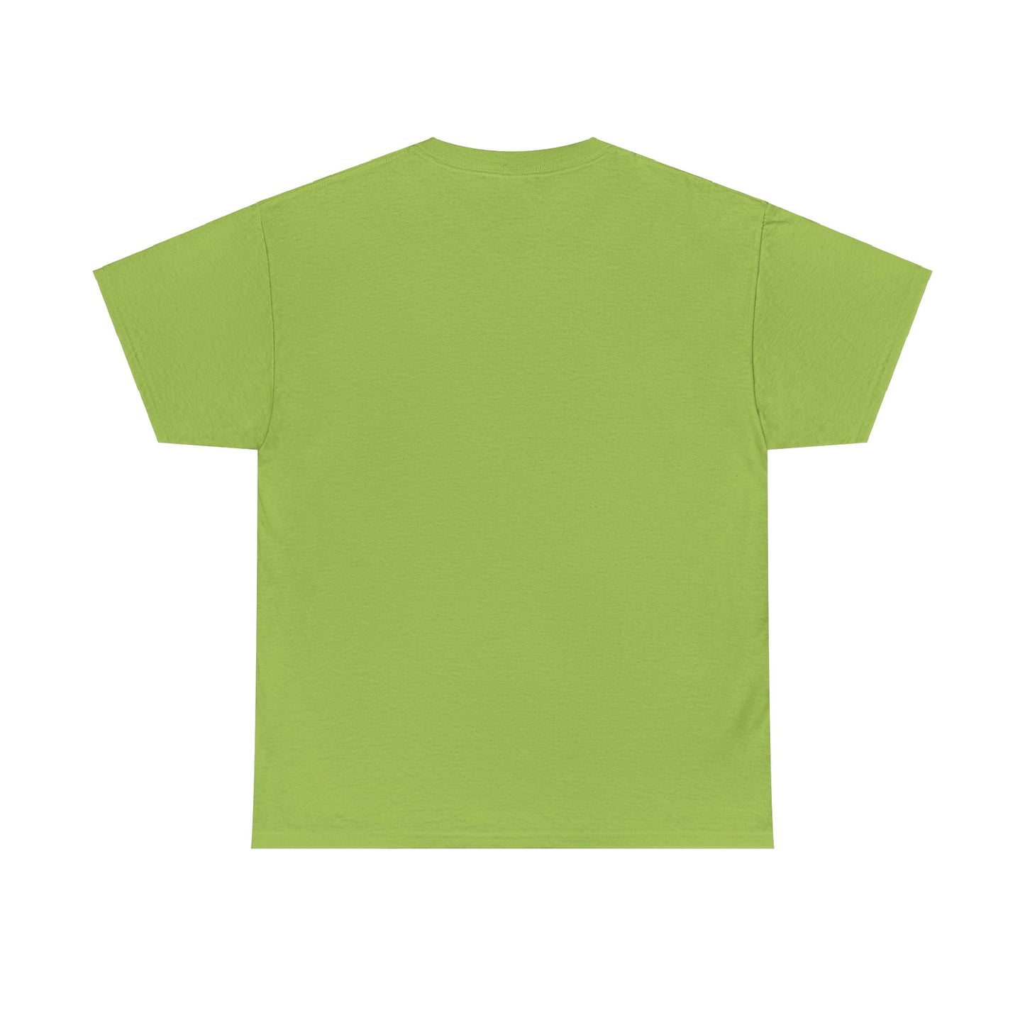 Crew neck Futuristic Yellow txt Tee