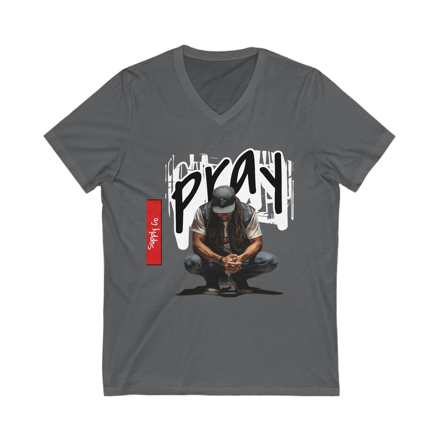 Pray V-Neck Tee