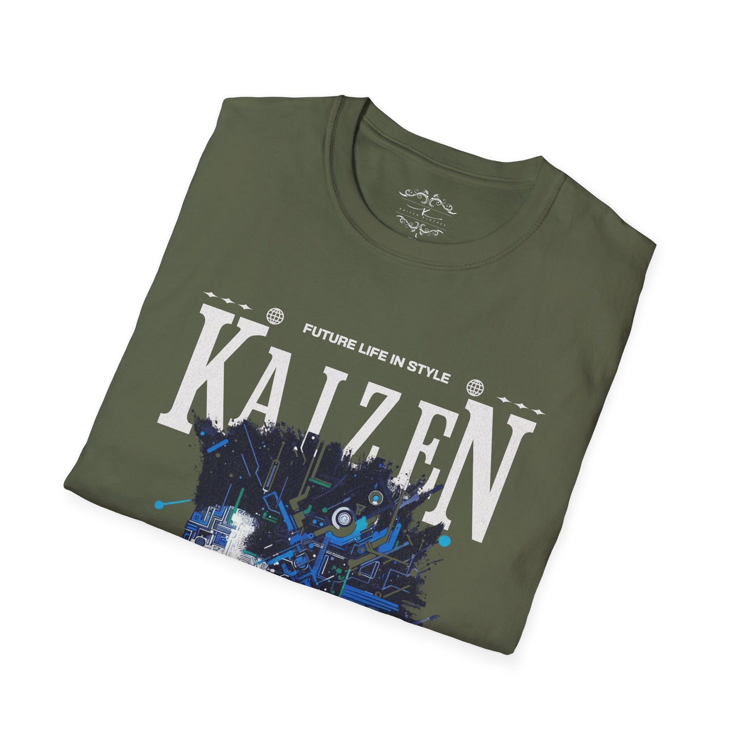 Blue Tech Future Man T-Shirt