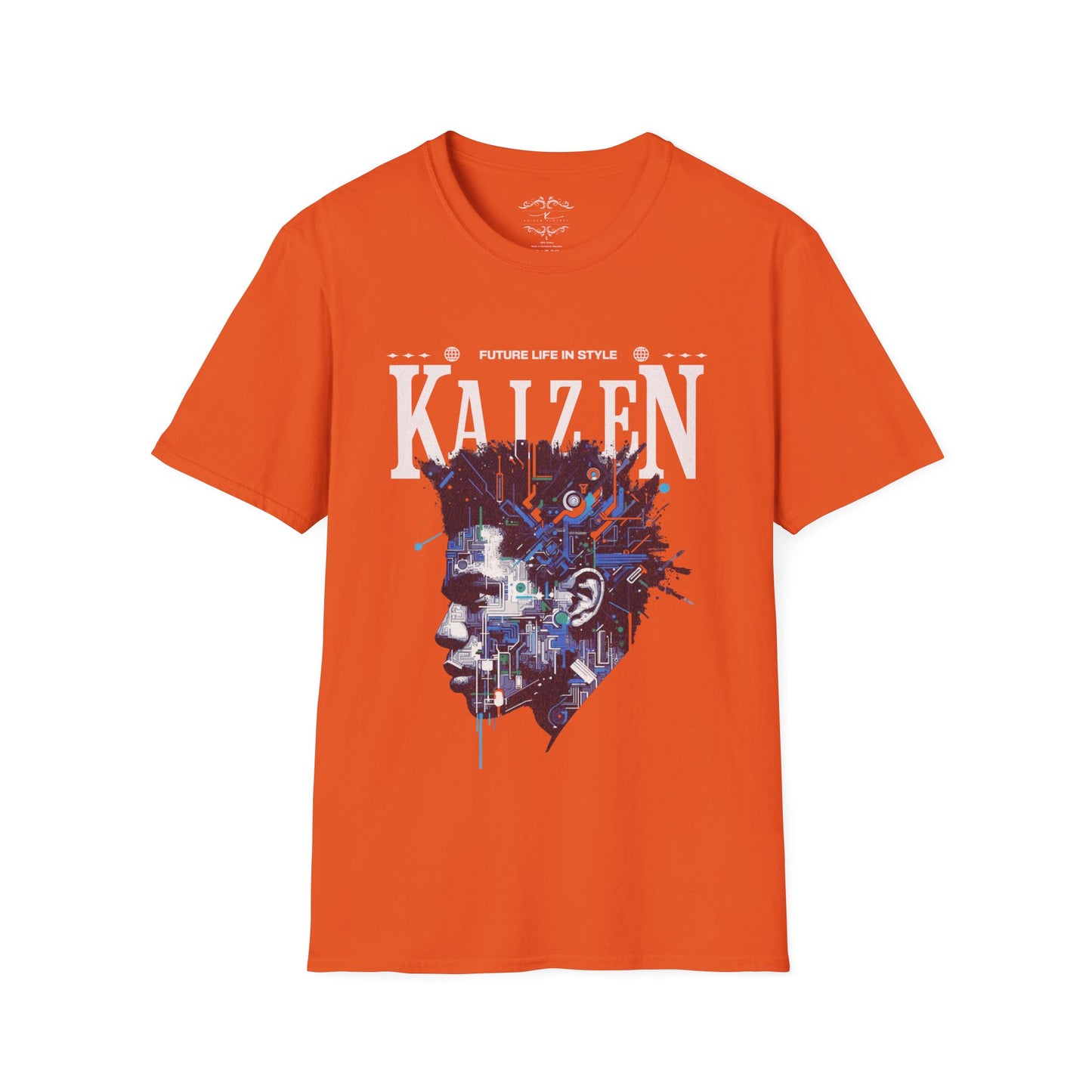 Blue Tech Future Man T-Shirt