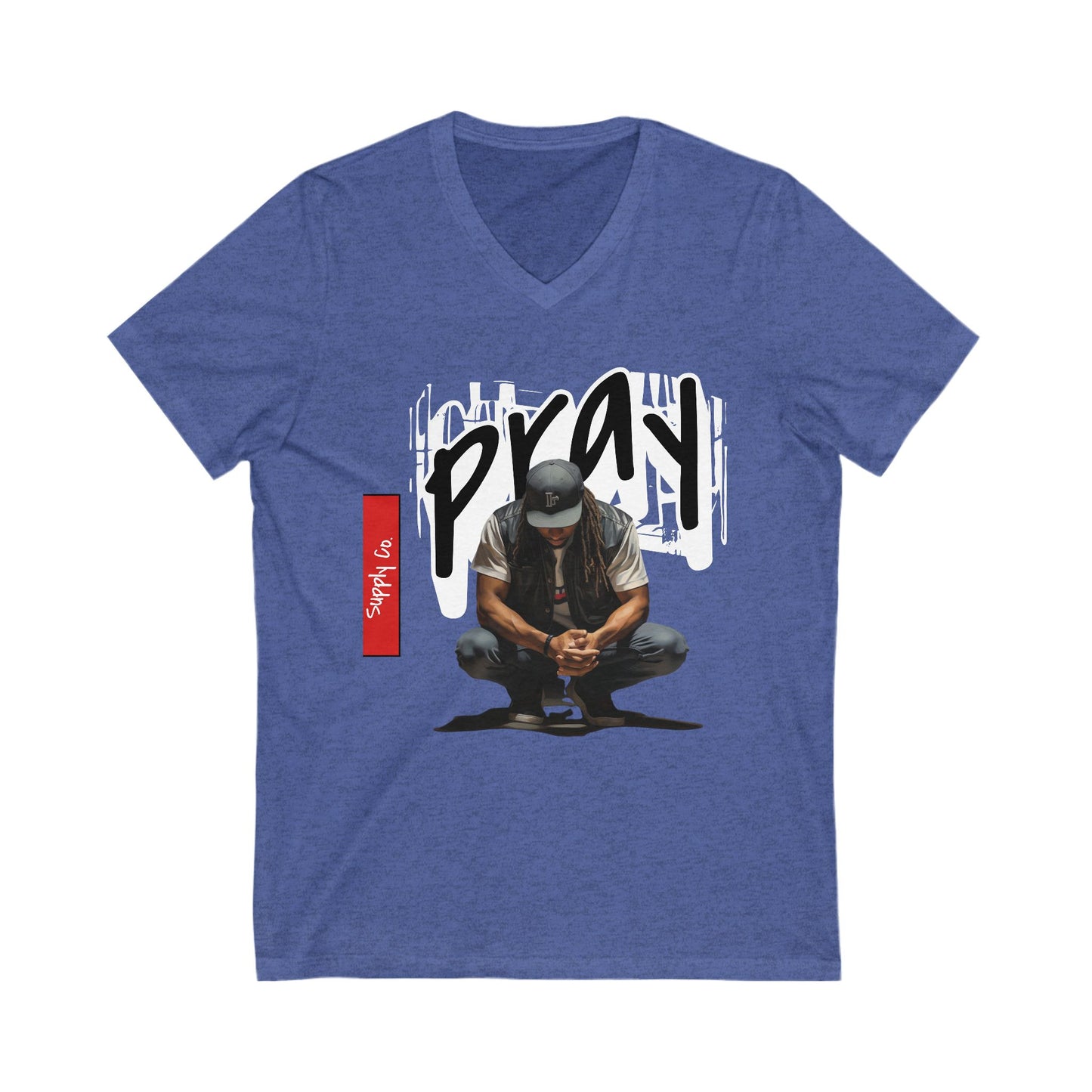 Pray V-Neck Tee