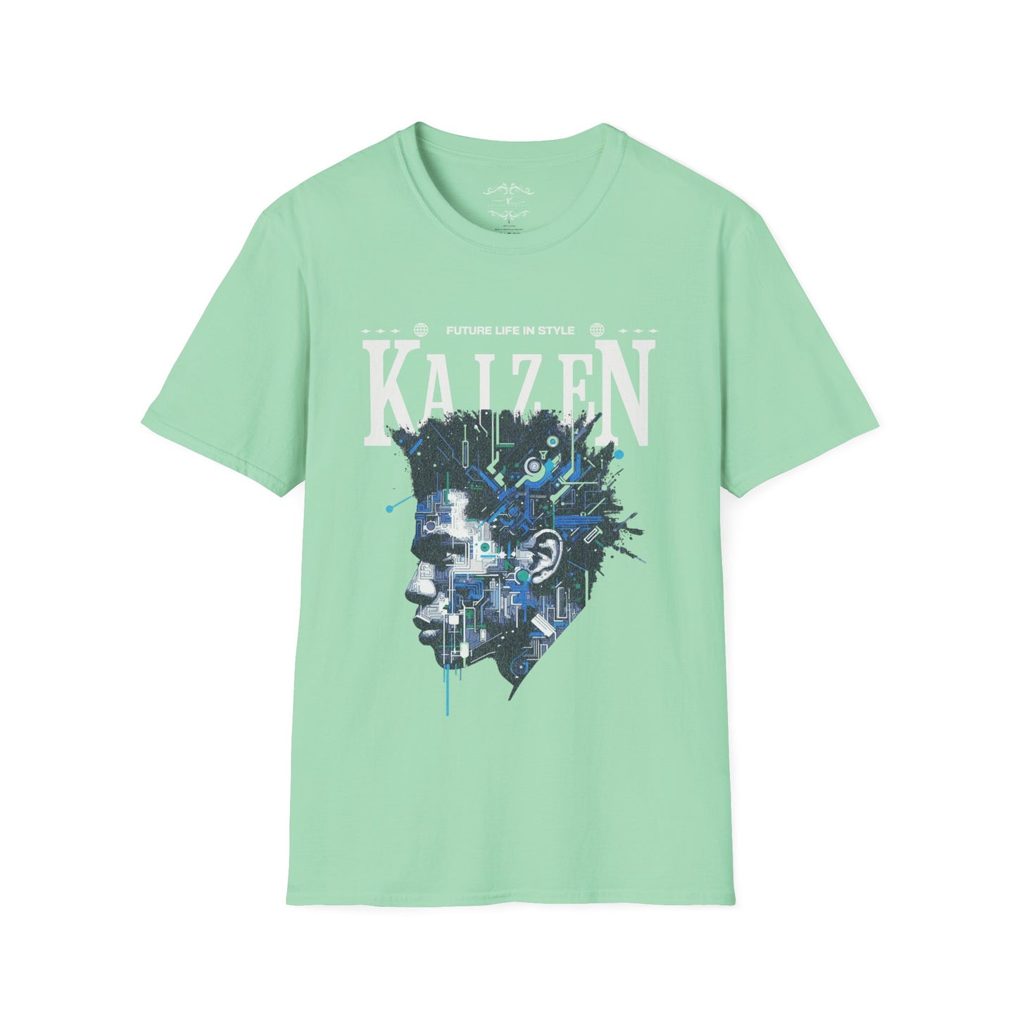 Blue Tech Future Man T-Shirt