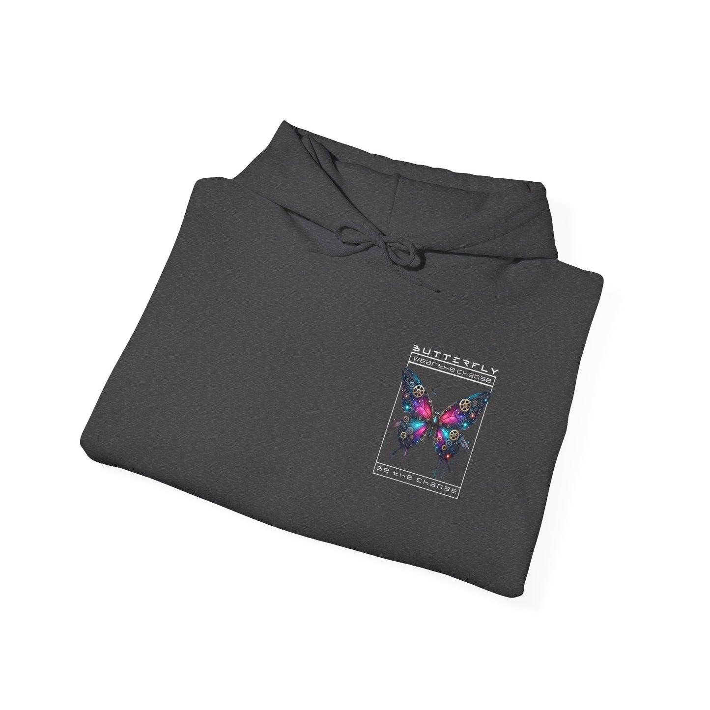 Futuristic Butterfly Hooded Sweatshirt