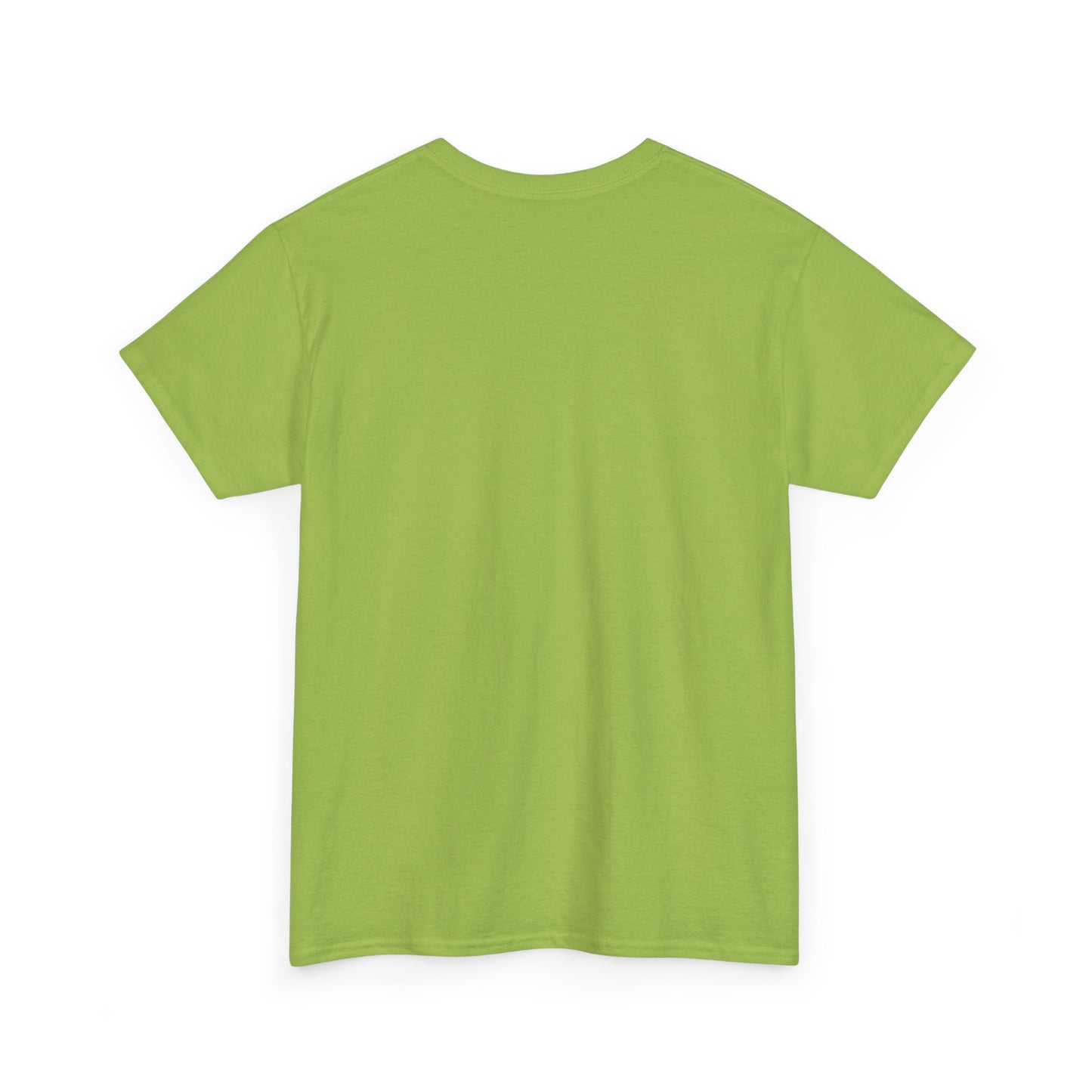Crew neck Futuristic Yellow txt Tee