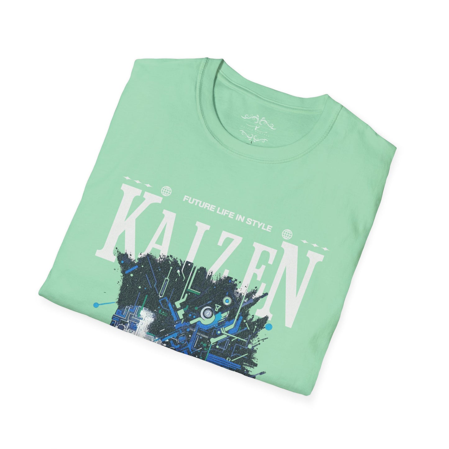 Blue Tech Future Man T-Shirt