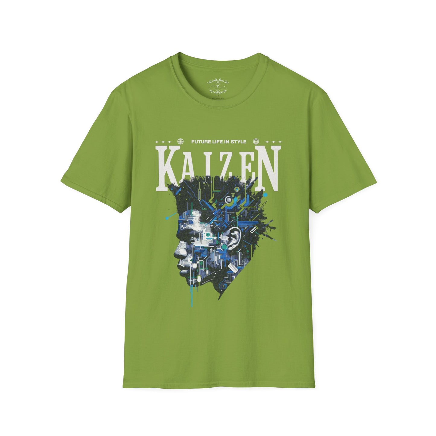 Blue Tech Future Man T-Shirt