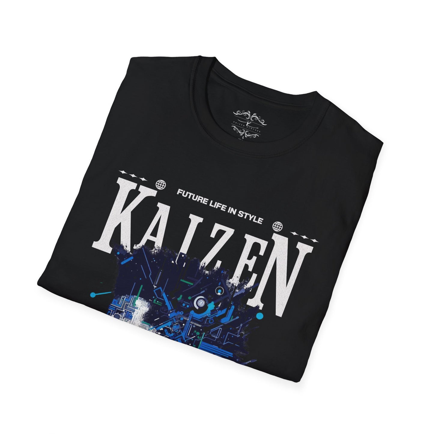 Blue Tech Future Man T-Shirt