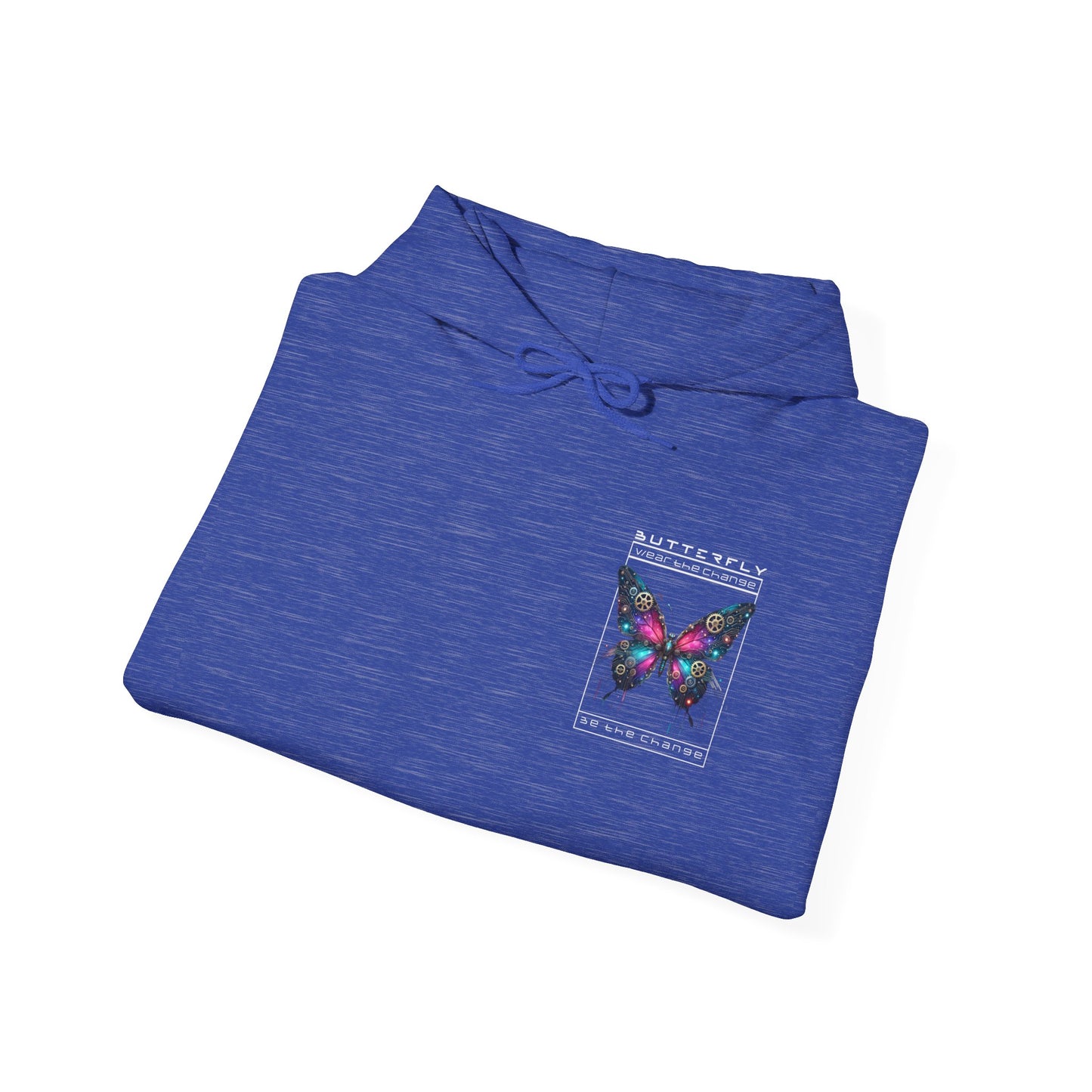 Futuristic Butterfly Hooded Sweatshirt