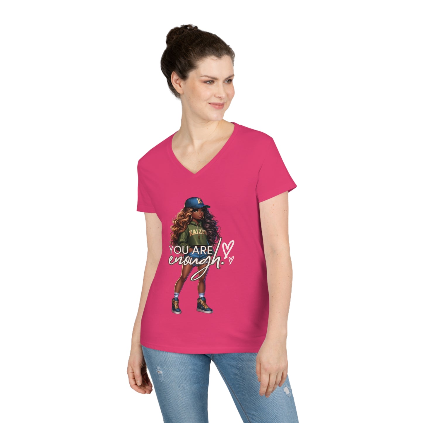 Women’s Enough V-Neck T-Shirt