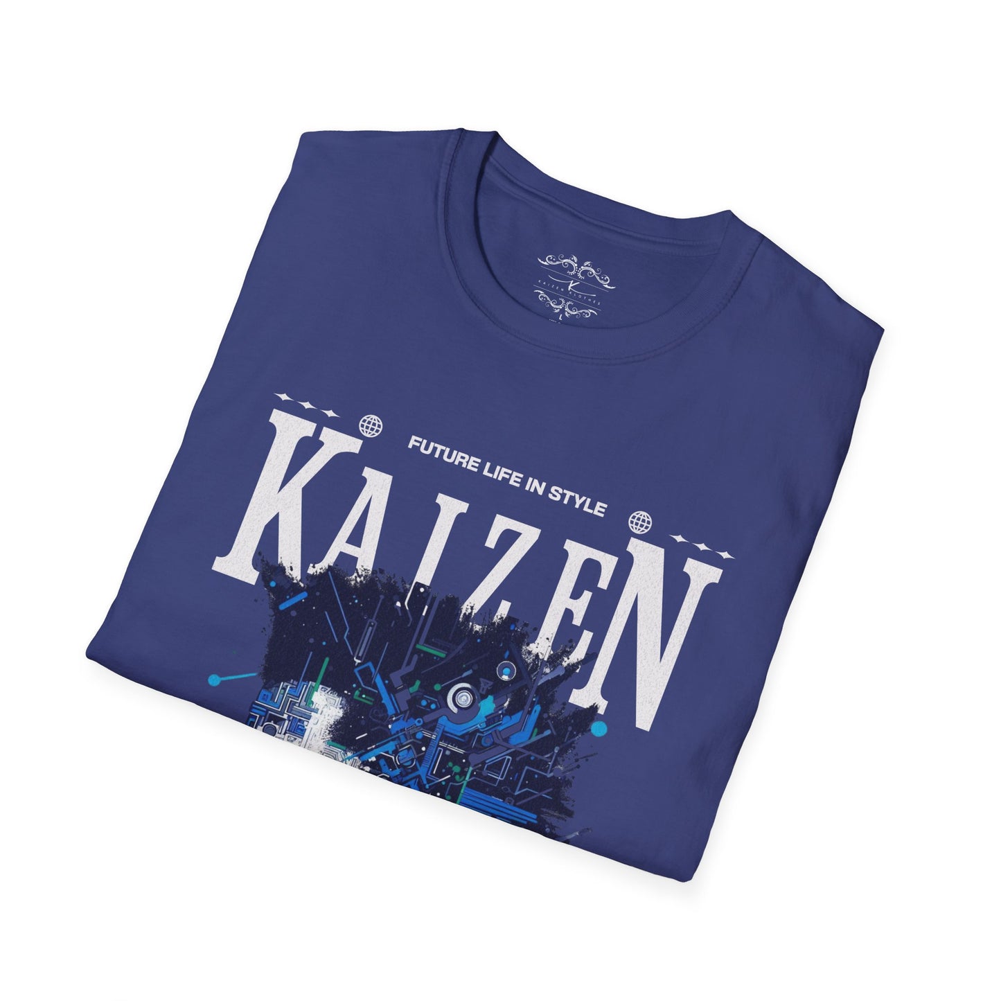 Blue Tech Future Man T-Shirt