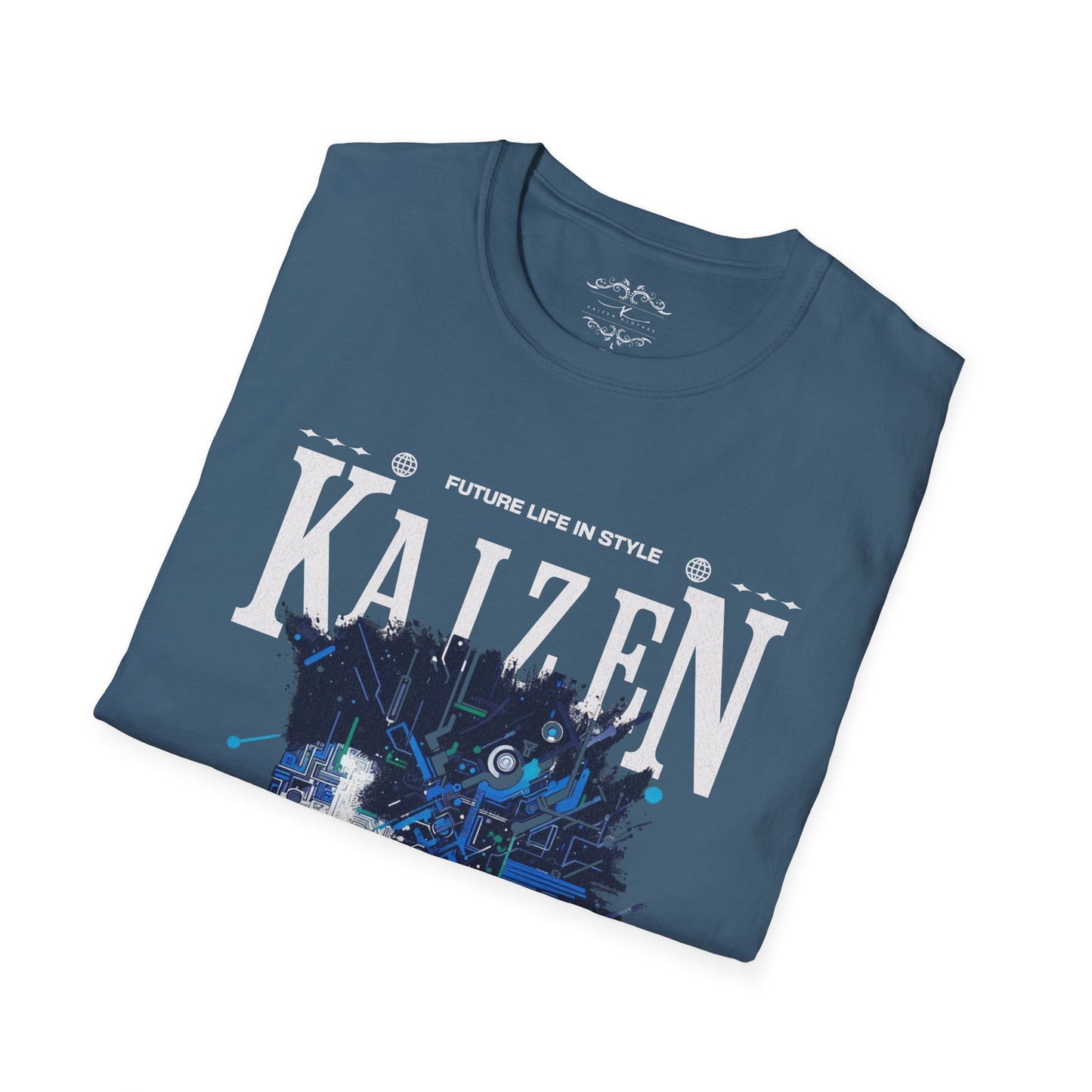 Blue Tech Future Man T-Shirt