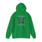 Futuristic Butterfly Hooded Sweatshirt