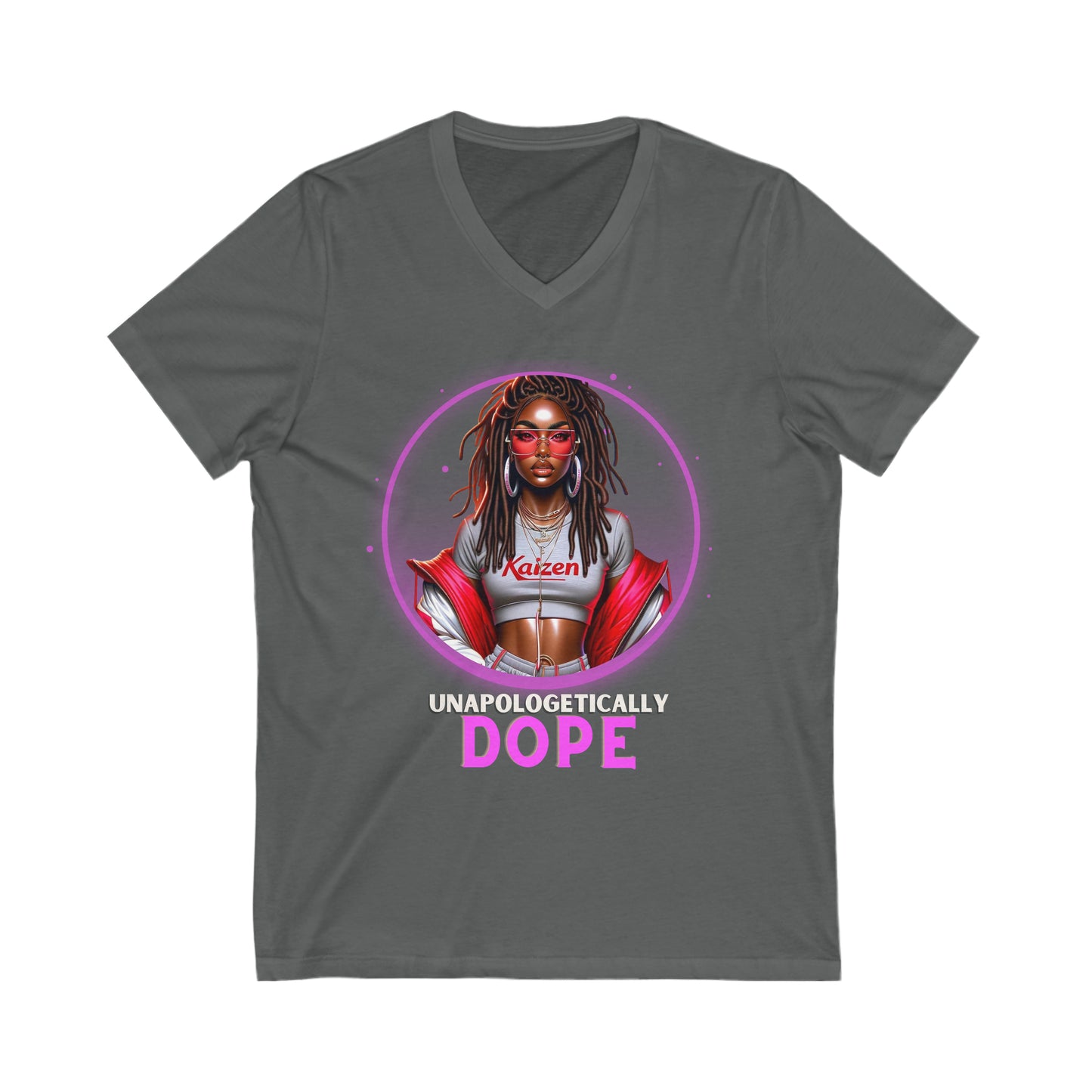 Unapologetically Dope V-Neck Tee