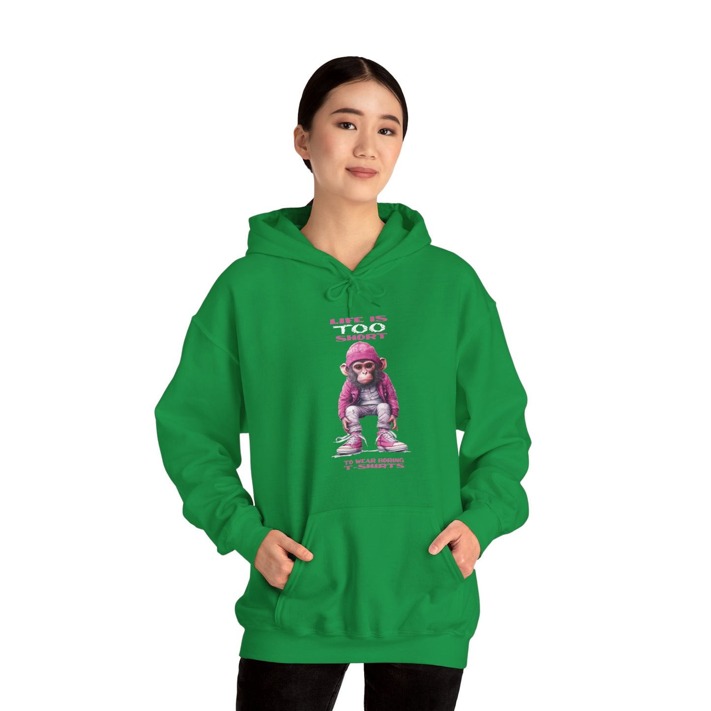 Pink Monkey Hoodie