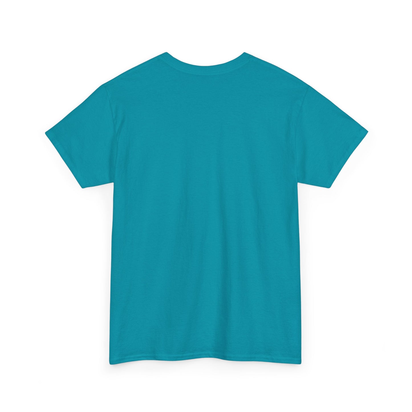 Crew neck Futuristic Blue txt tee