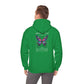 Futuristic Butterfly Hooded Sweatshirt