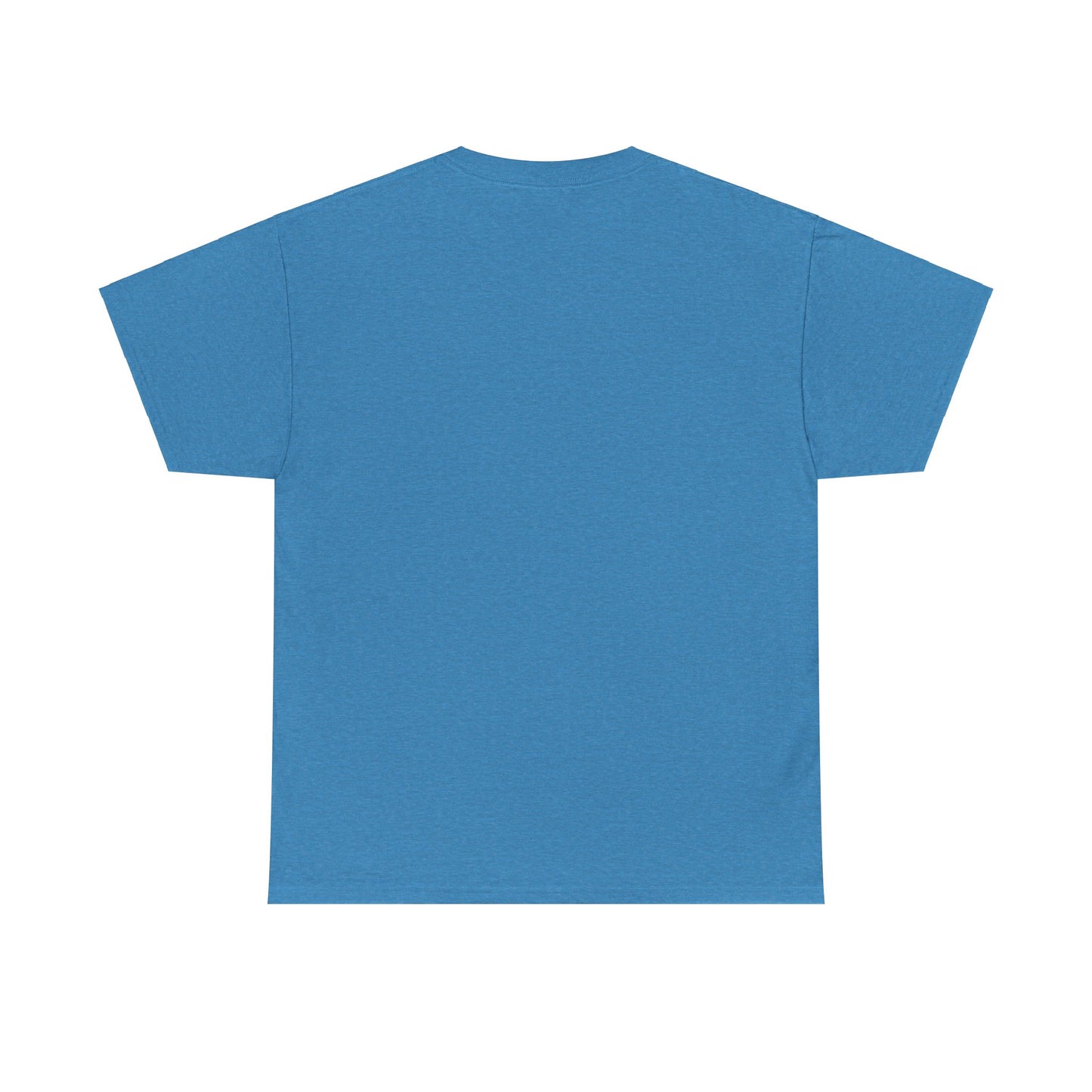 Crew neck Futuristic Blue txt tee