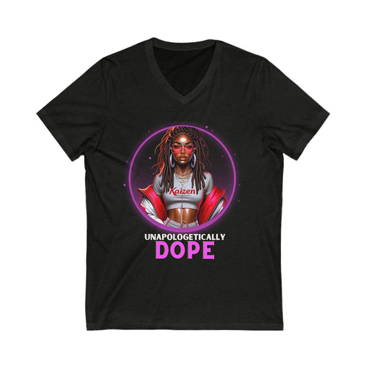 Unapologetically Dope V-Neck Tee