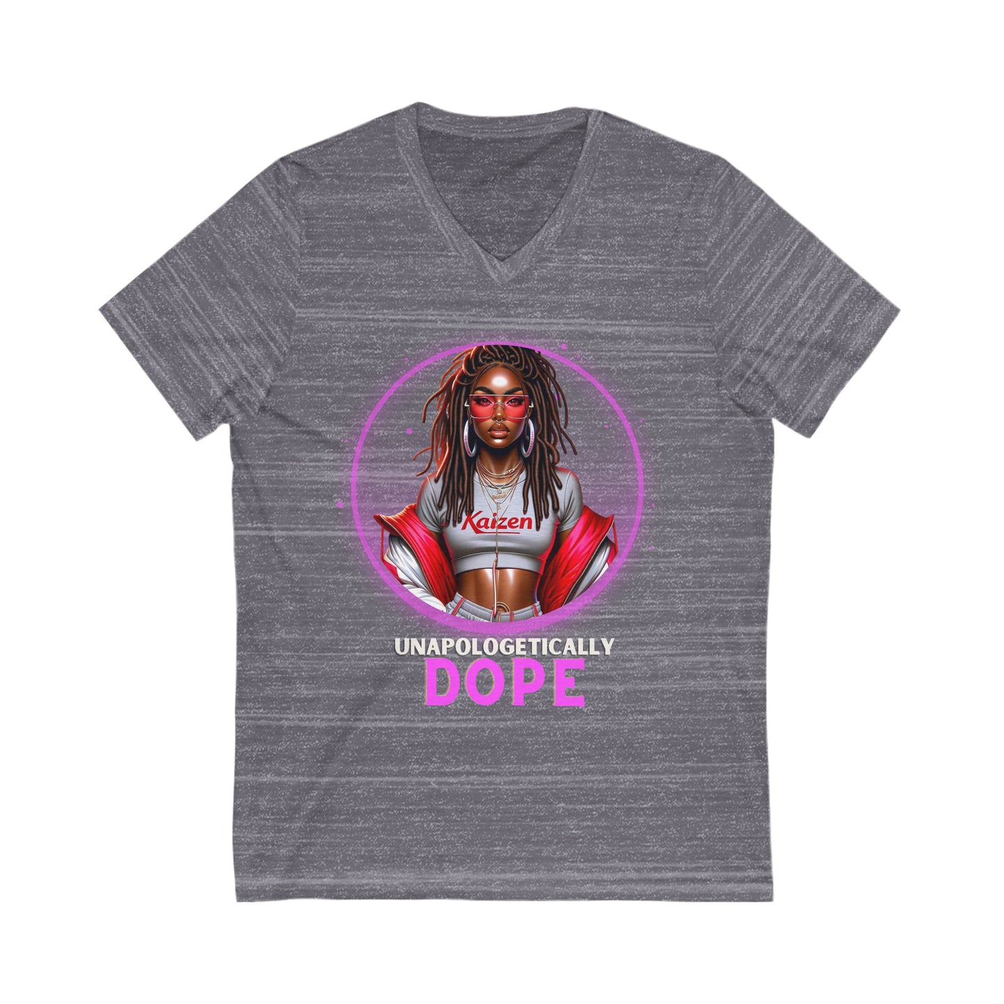 Unapologetically Dope V-Neck Tee