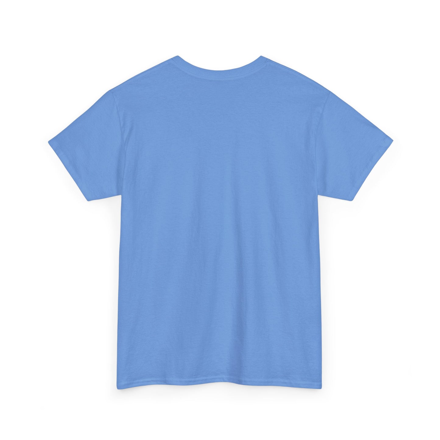 Crew neck Futuristic Blue txt tee