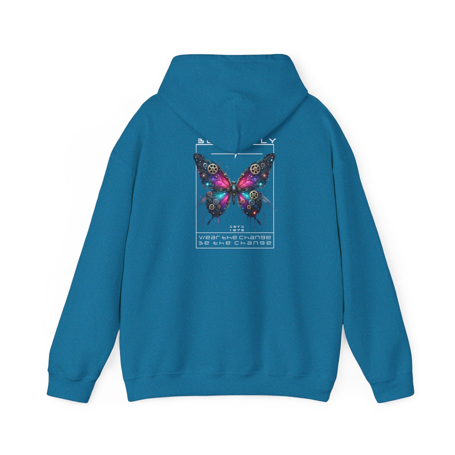 Futuristic Butterfly Hooded Sweatshirt